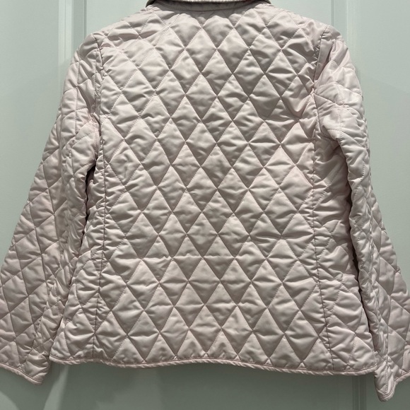 Girls Light Pink Burberry Quilted Jacket - Size 14 - Picture 7 of 11